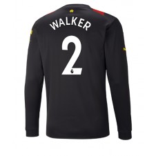 Manchester City Kyle Walker #2 Bortedrakt 2022-23 Langermet